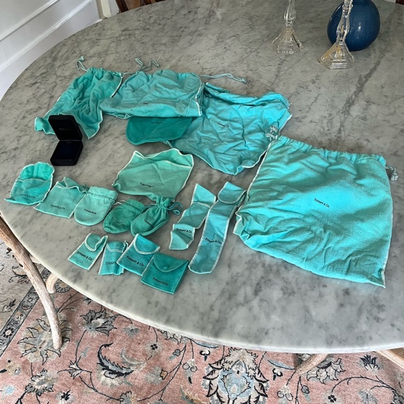 Tiffany & Co. Blue Pouches - Picture 9 of 9